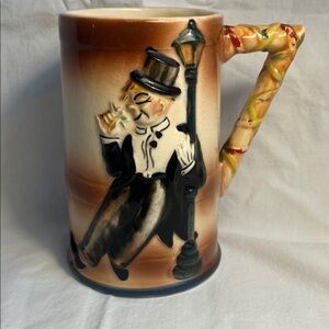 Vintage Ceramic ESD Mug with Dapper Man Design - Show Me The Way Home